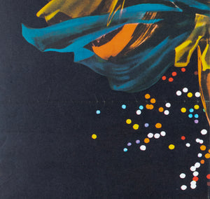 Black Orpheus 1960 Japanese B2 Film Poster Georges Allard - detail