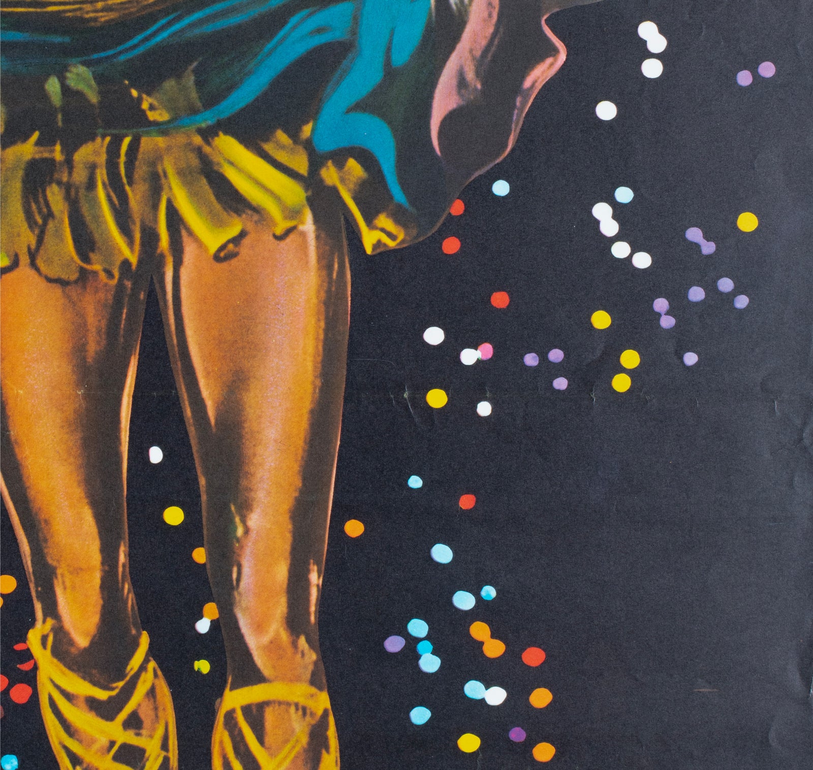 Black Orpheus 1960 Japanese B2 Film Poster Georges Allard - detail