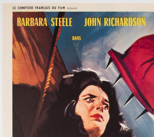 Black Sunday 1961 French Moyenne Film Movie Poster - detail