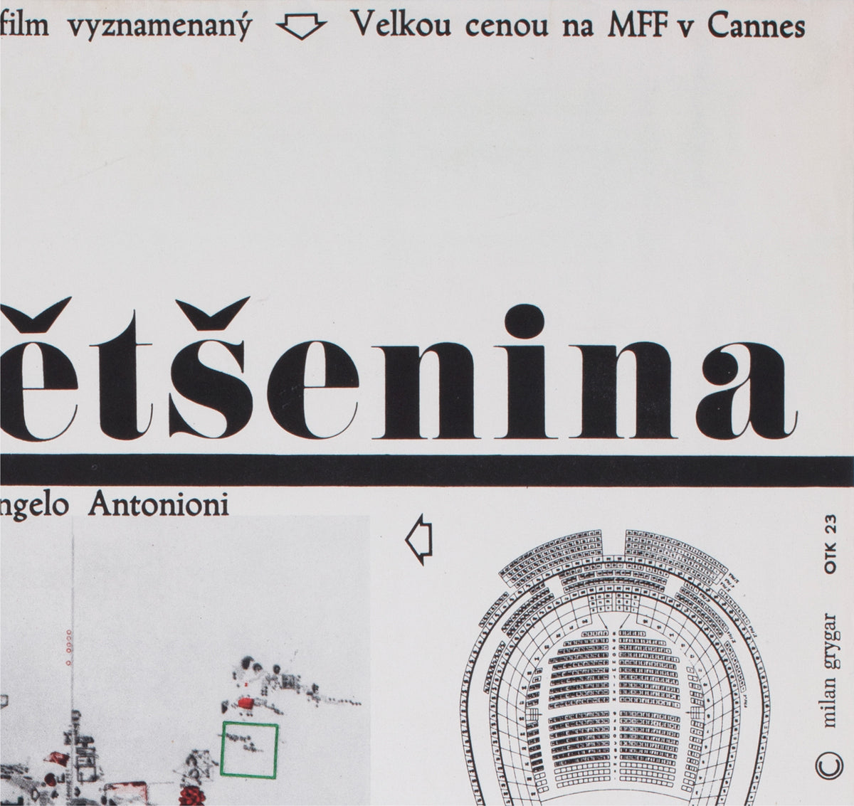 blow up 1968 czech a1 film movie poster milan grygar - detail