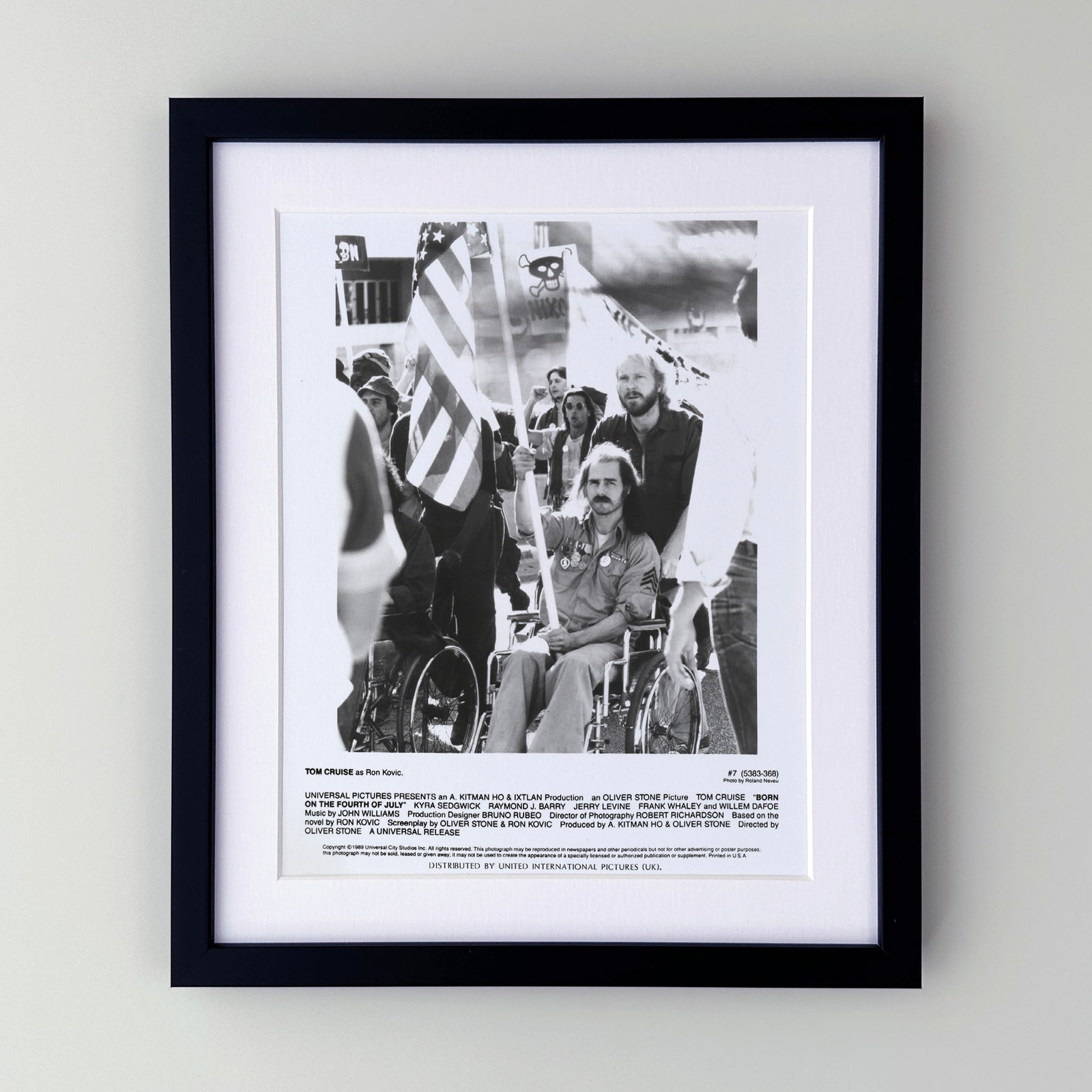 Born on the Forth of July 1989 Publicity Film Movie Press Still Framed