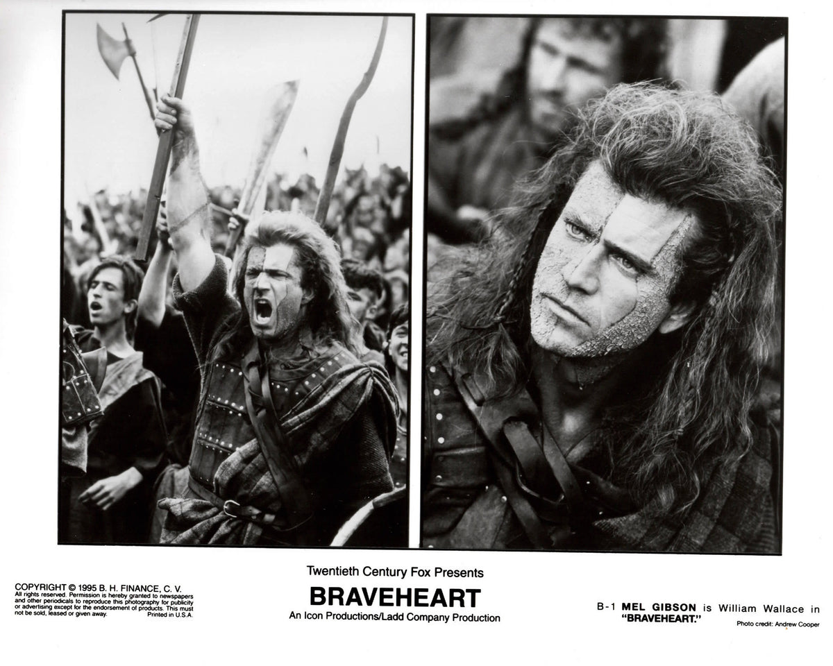 Braveheart 1995 Publicity Film Movie Press Still Framed