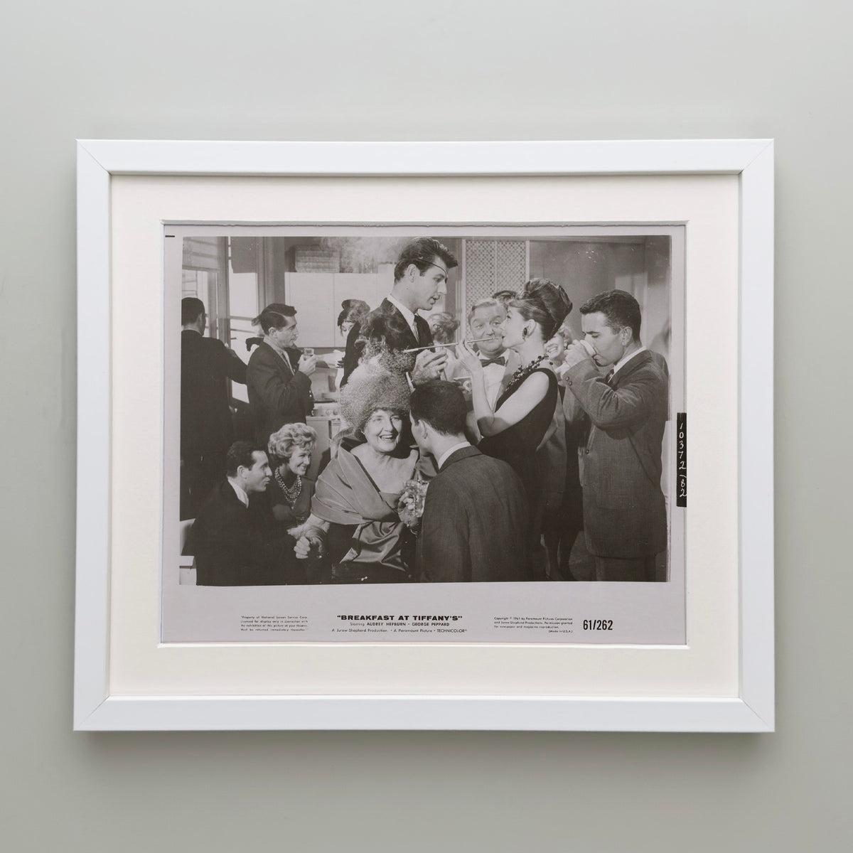 Breakfast at Tiffanys (1961) Film Movie Press Publicity Still Framed