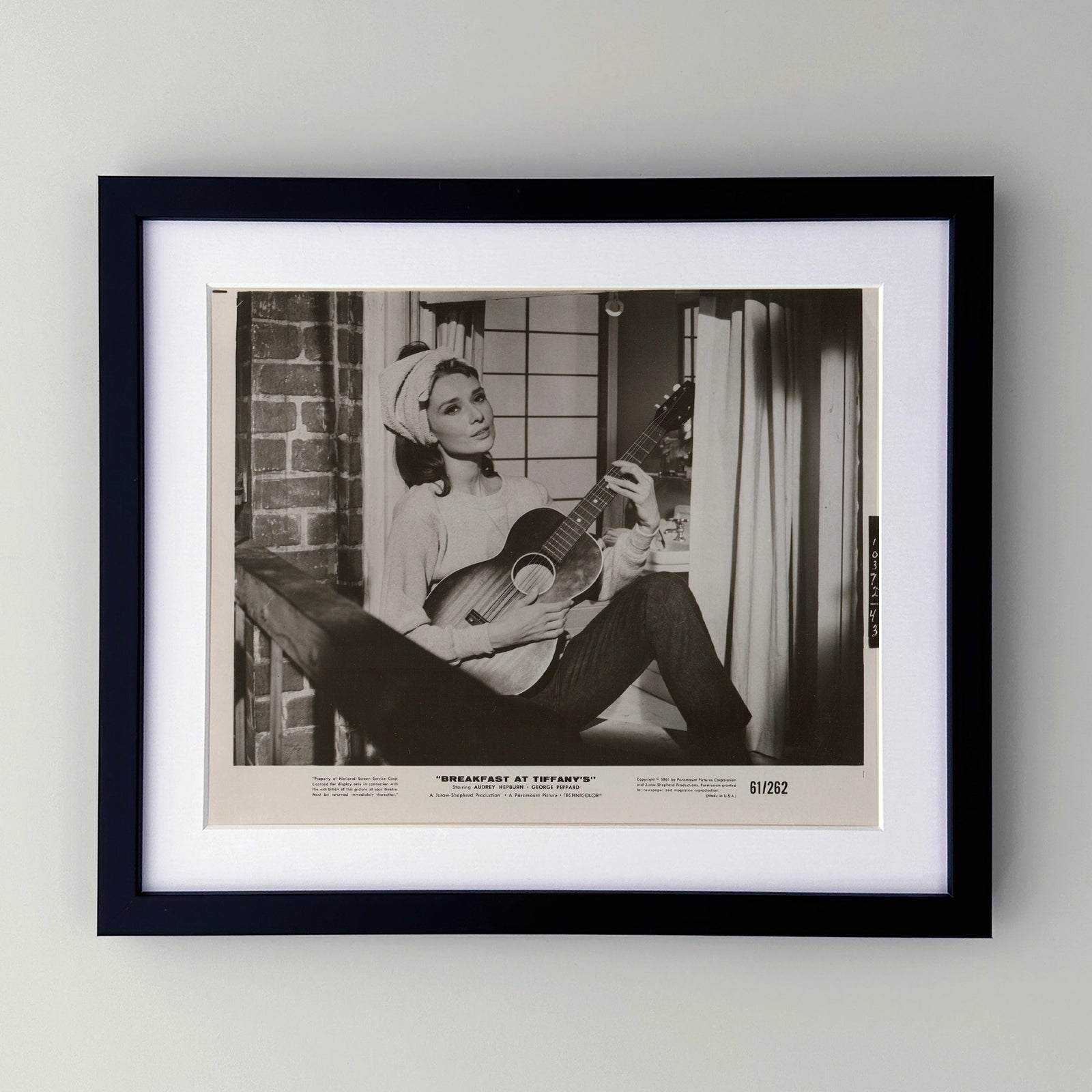 Breakfast at Tiffanys (1961) Film Movie Press Publicity Still Framed