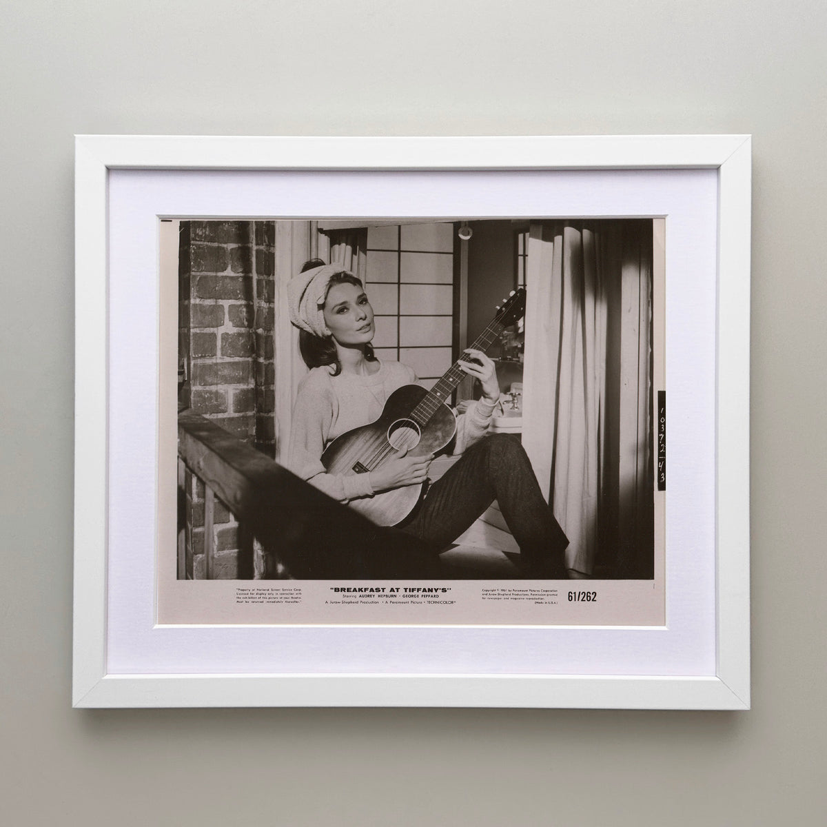 Breakfast at Tiffanys (1961) Film Movie Press Publicity Still Framed