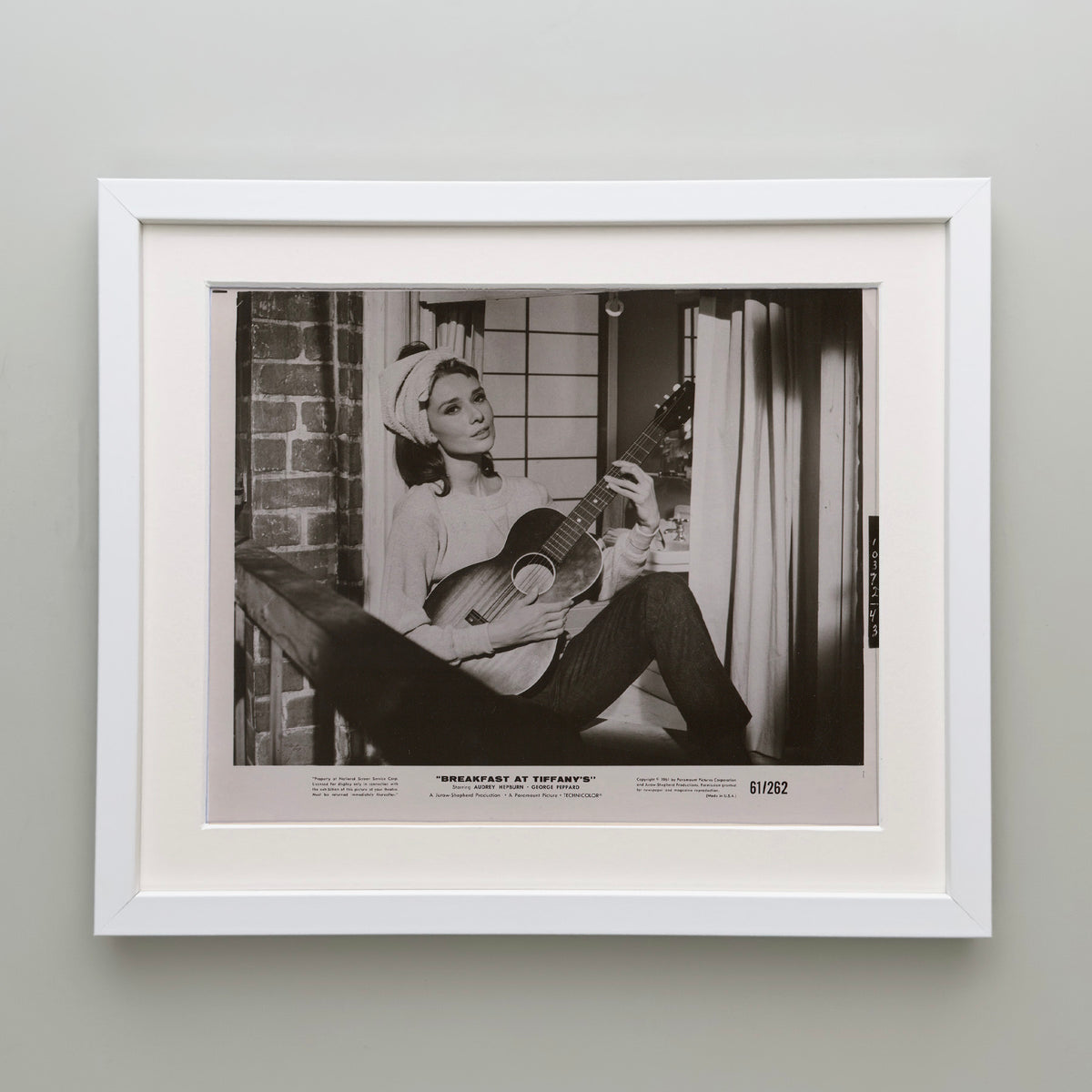 Breakfast at Tiffanys (1961) Film Movie Press Publicity Still Framed