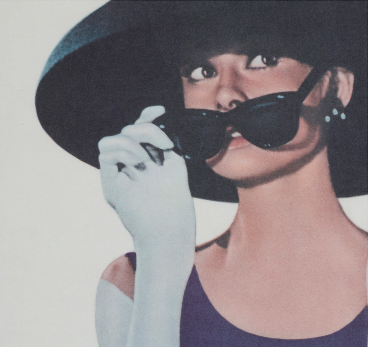 breakfast at tiffanys r1969 japanese b2 film movie poster - detail