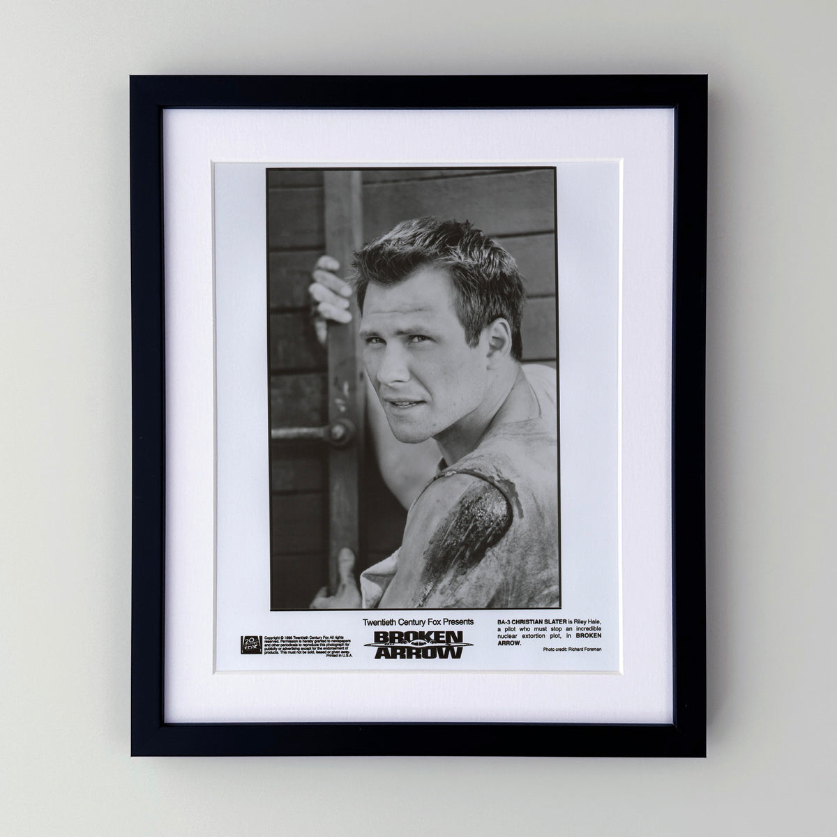 Broken Arrow 1996 Film Movie Press Publicity Still Framed