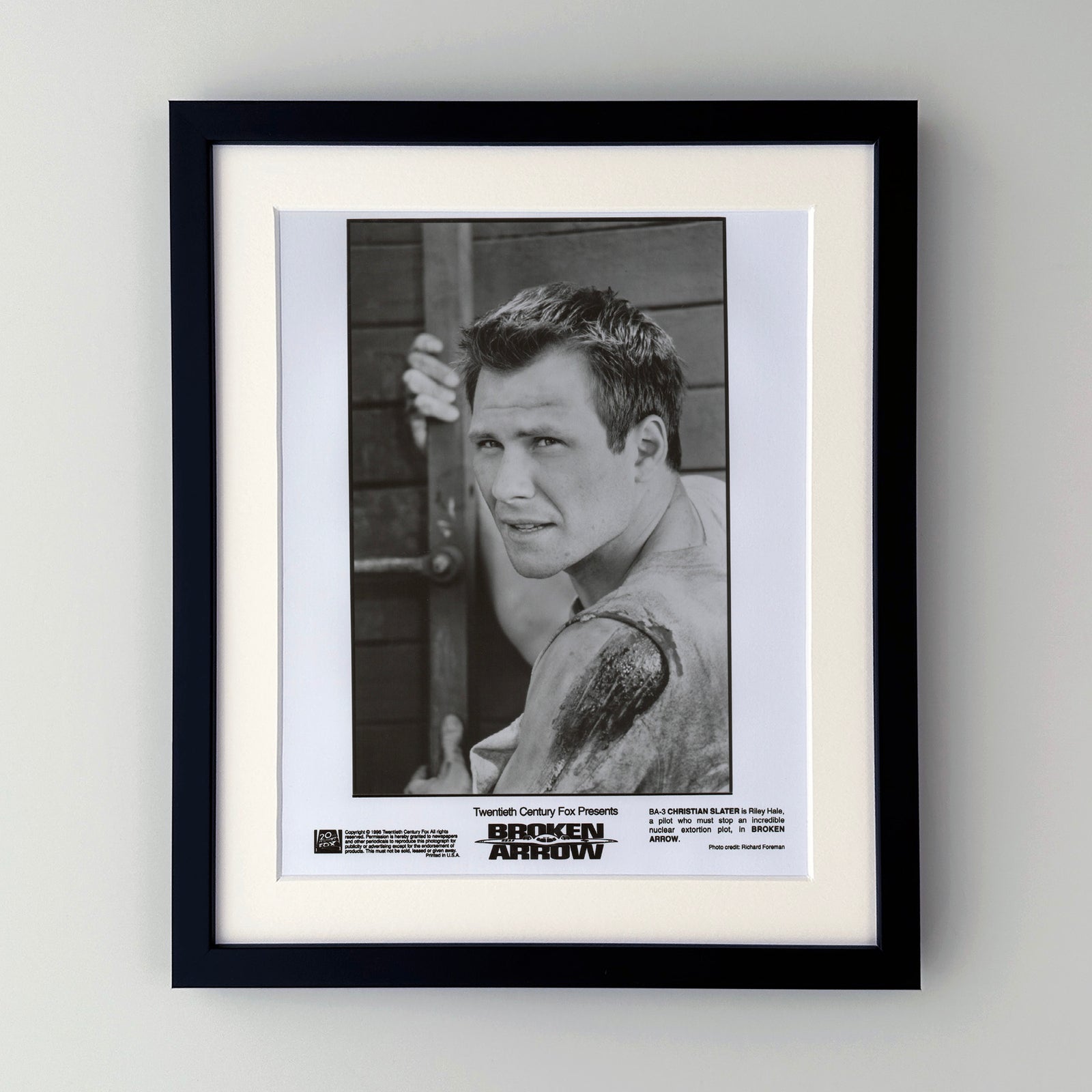 Broken Arrow 1996 Film Movie Press Publicity Still Framed