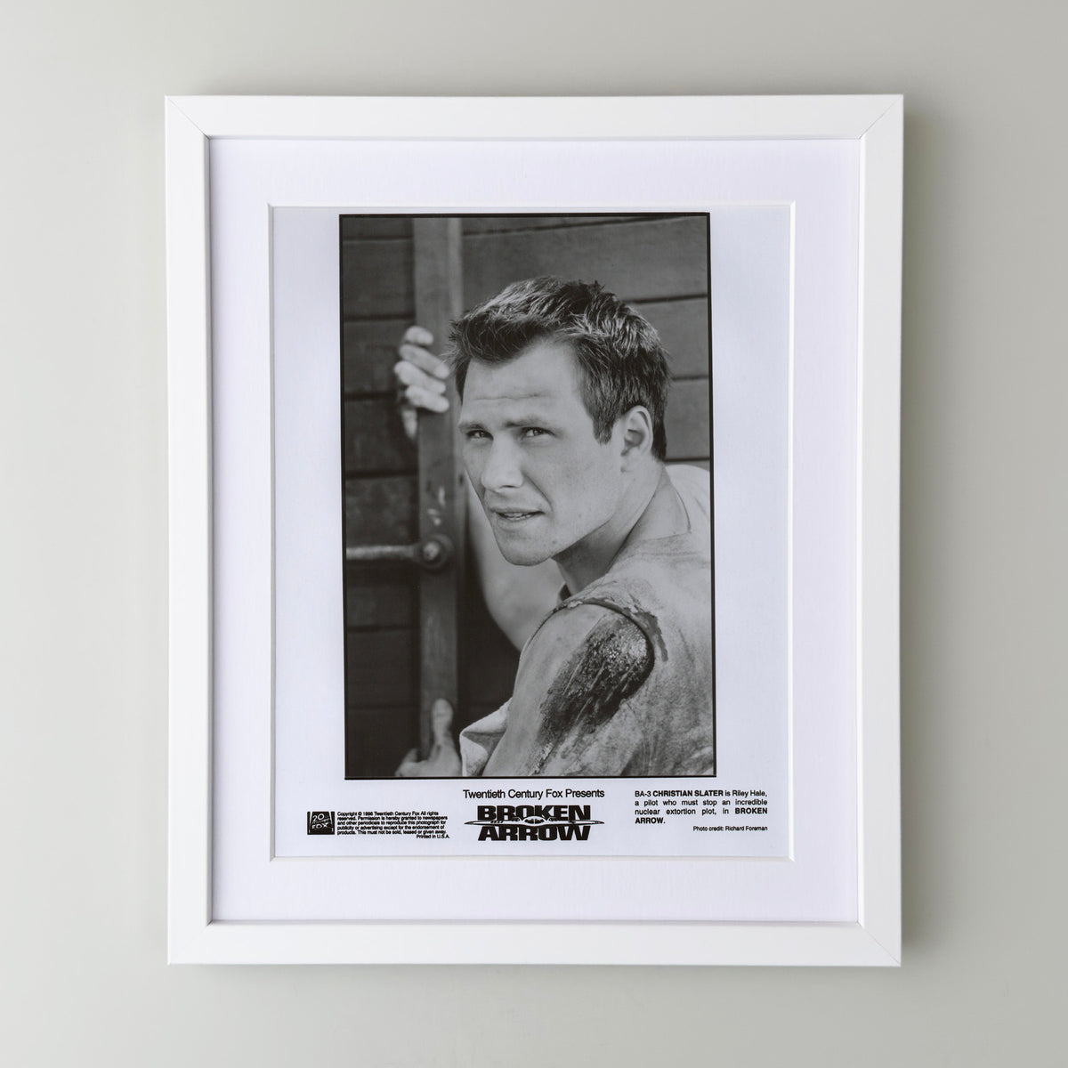 Broken Arrow 1996 Film Movie Press Publicity Still Framed