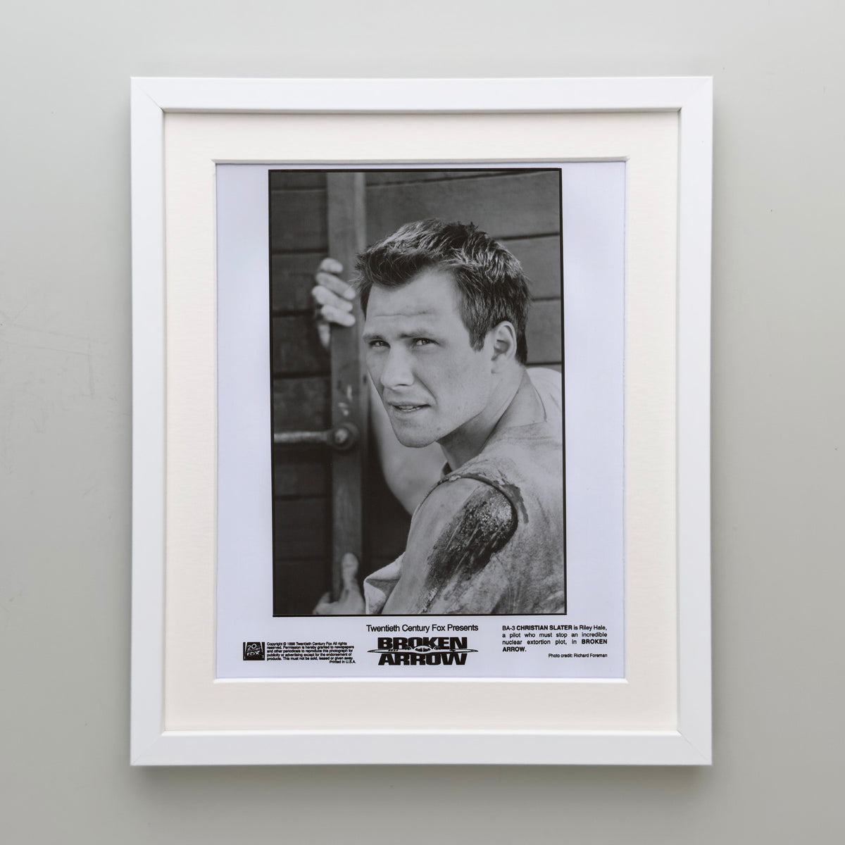 Broken Arrow 1996 Film Movie Press Publicity Still Framed
