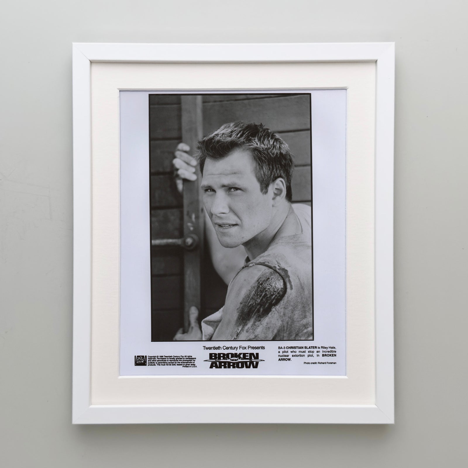 Broken Arrow 1996 Film Movie Press Publicity Still Framed