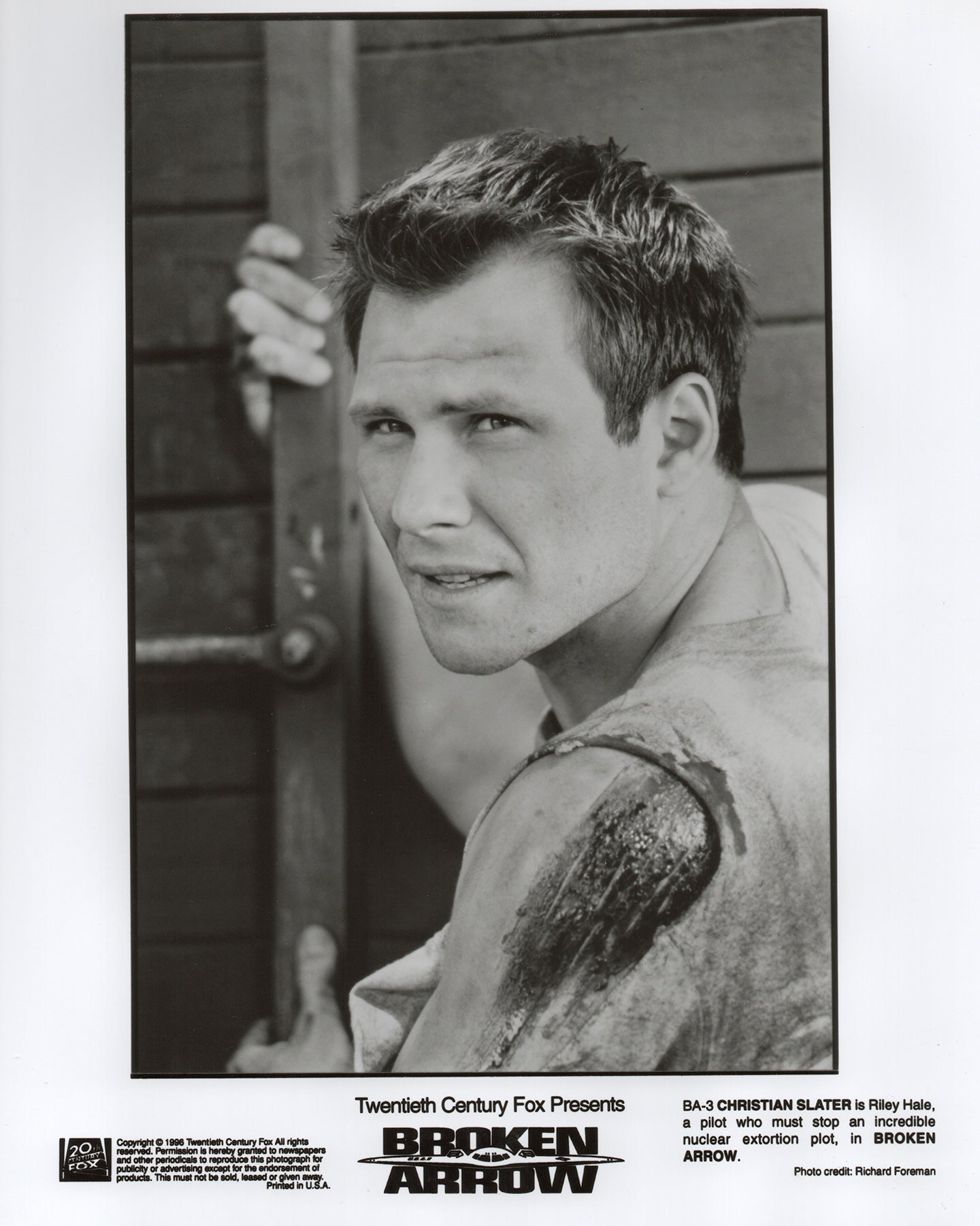Broken Arrow 1996 Film Movie Press Publicity Still Framed