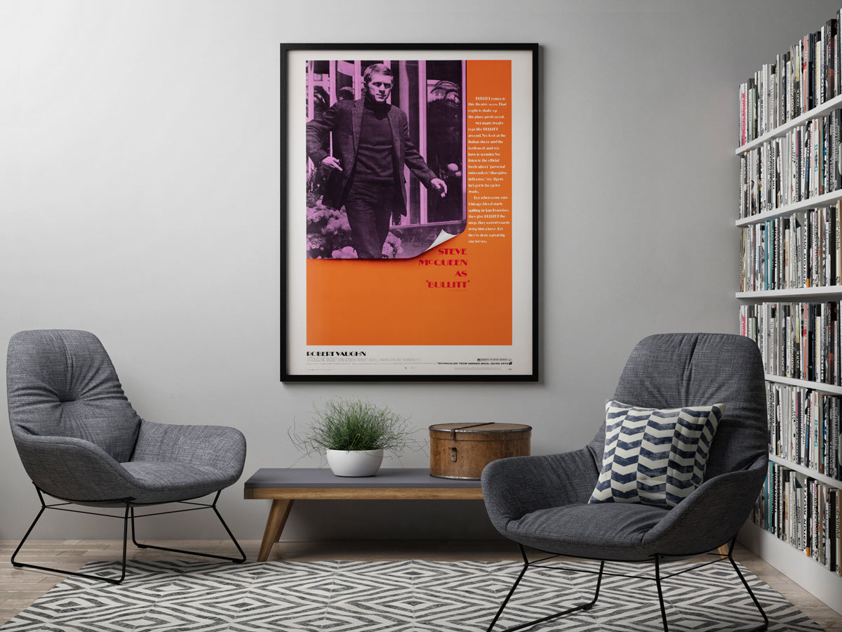 Bullitt 1968 US 30x40 Film Movie Poster
