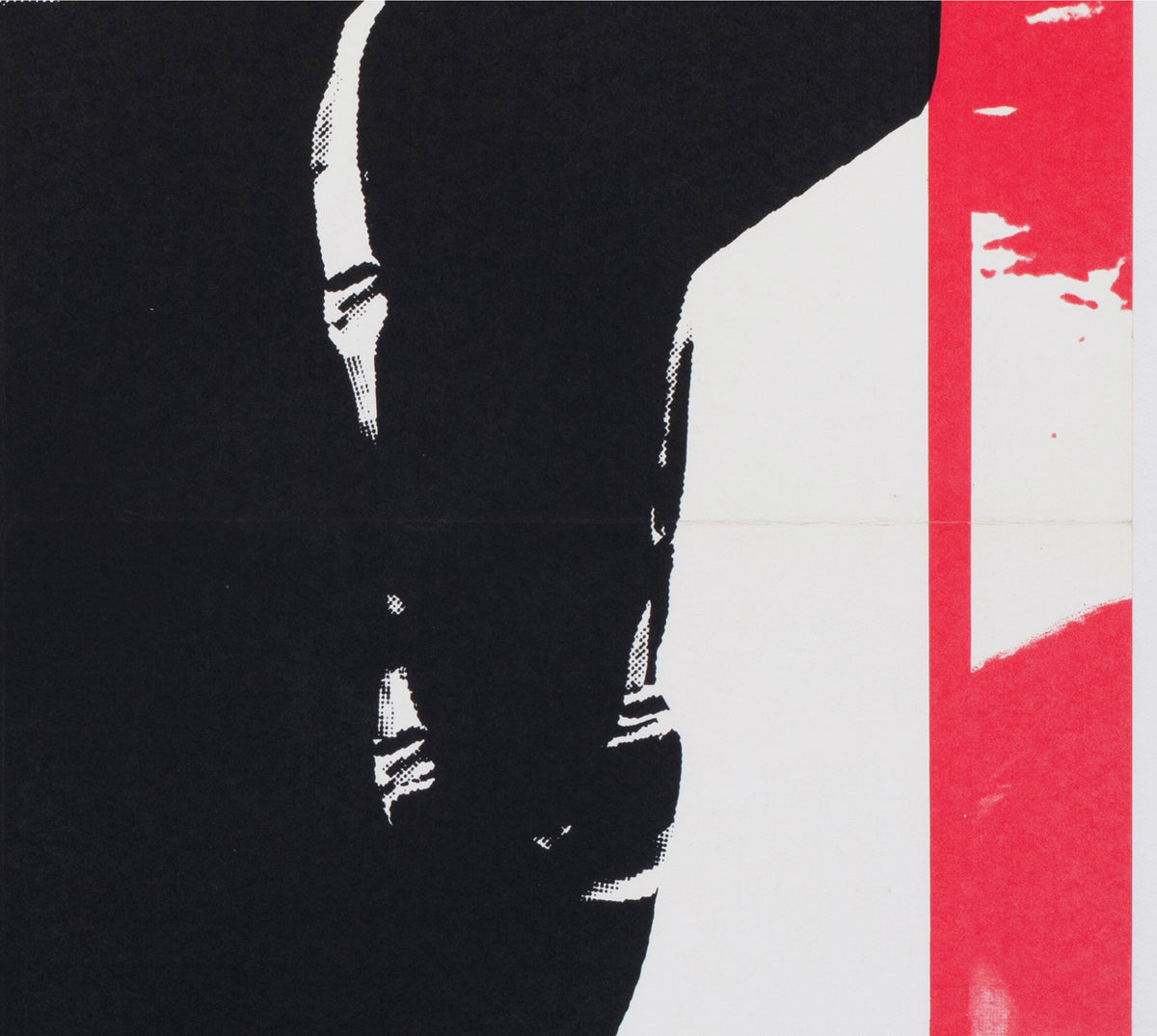 Bullitt 1969 Danish 1 Sheet Film Movie Movie Poster, Steve McQueen - detail