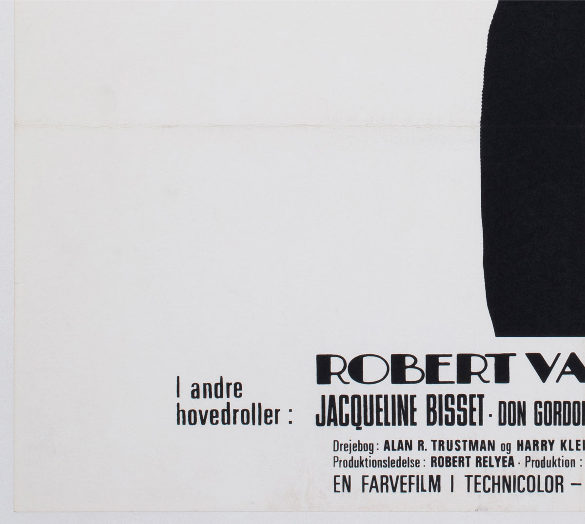 Bullitt 1969 Danish 1 Sheet Film Movie Movie Poster, Steve McQueen - detail