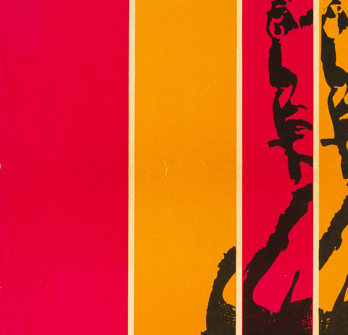 Bus Stop 1967 Polish A1 original film movie poster - detail