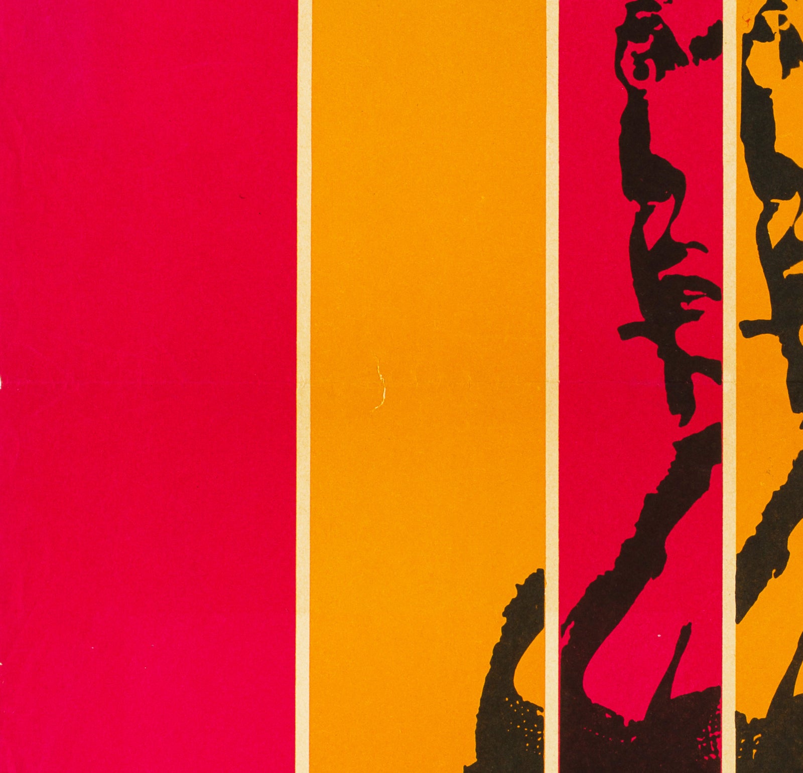 Bus Stop 1967 Polish A1 original film movie poster - detail