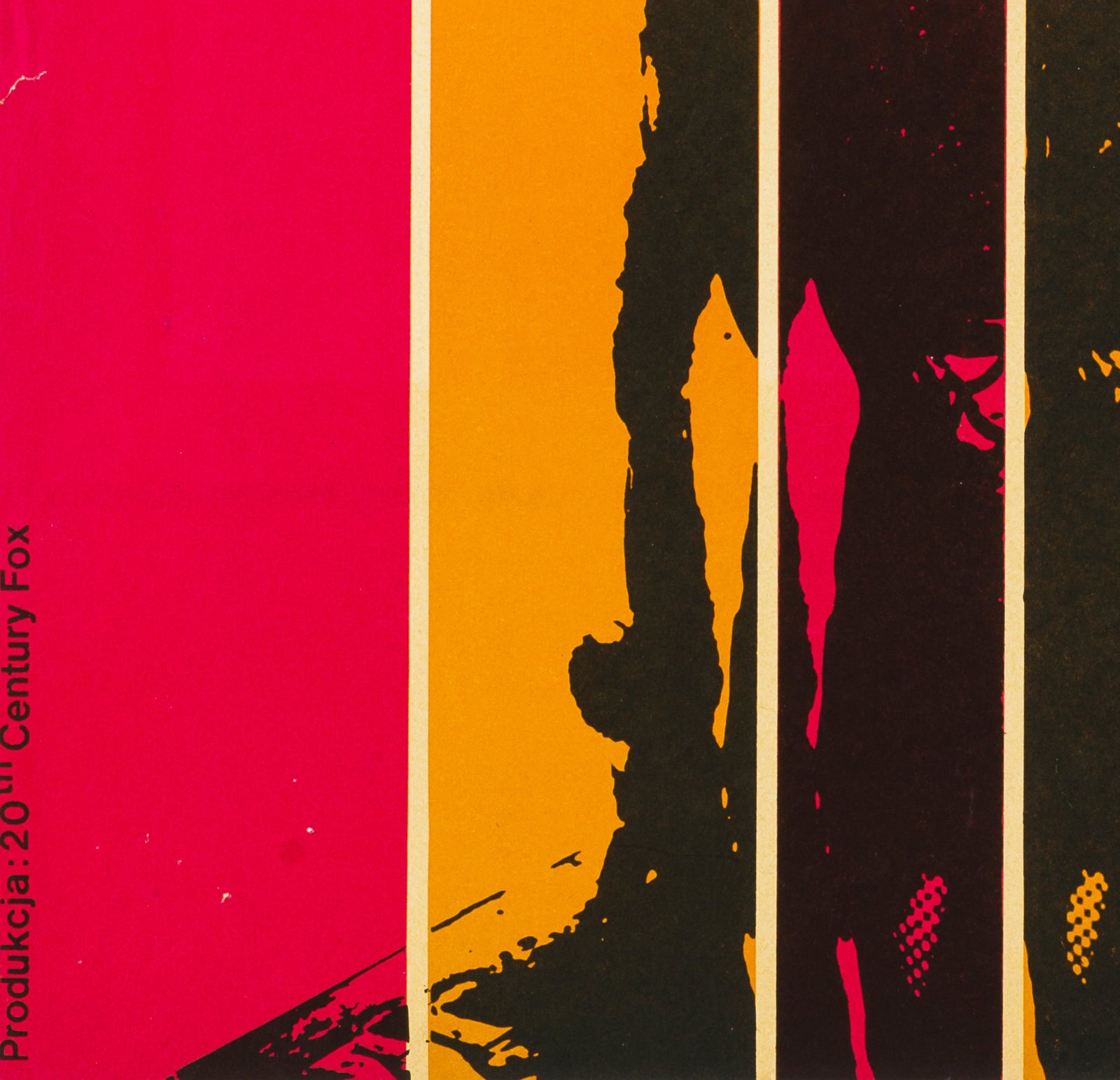 Bus Stop 1967 Polish A1 original film movie poster - detail