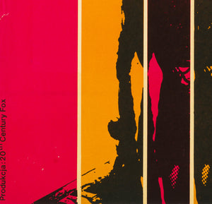 Bus Stop 1967 Polish A1 original film movie poster - detail