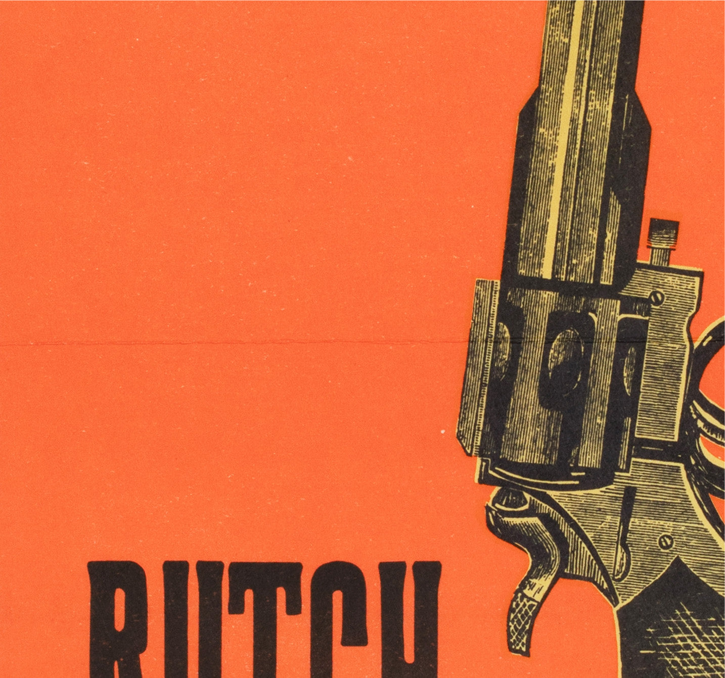 Butch Cassidy and the Sundance Kid 1970 Czech A3 Film Poster Stanner - detail