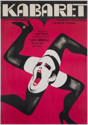 Cabaret 1973 Polish A1 Film Movie Poster. Wiktor Gorka