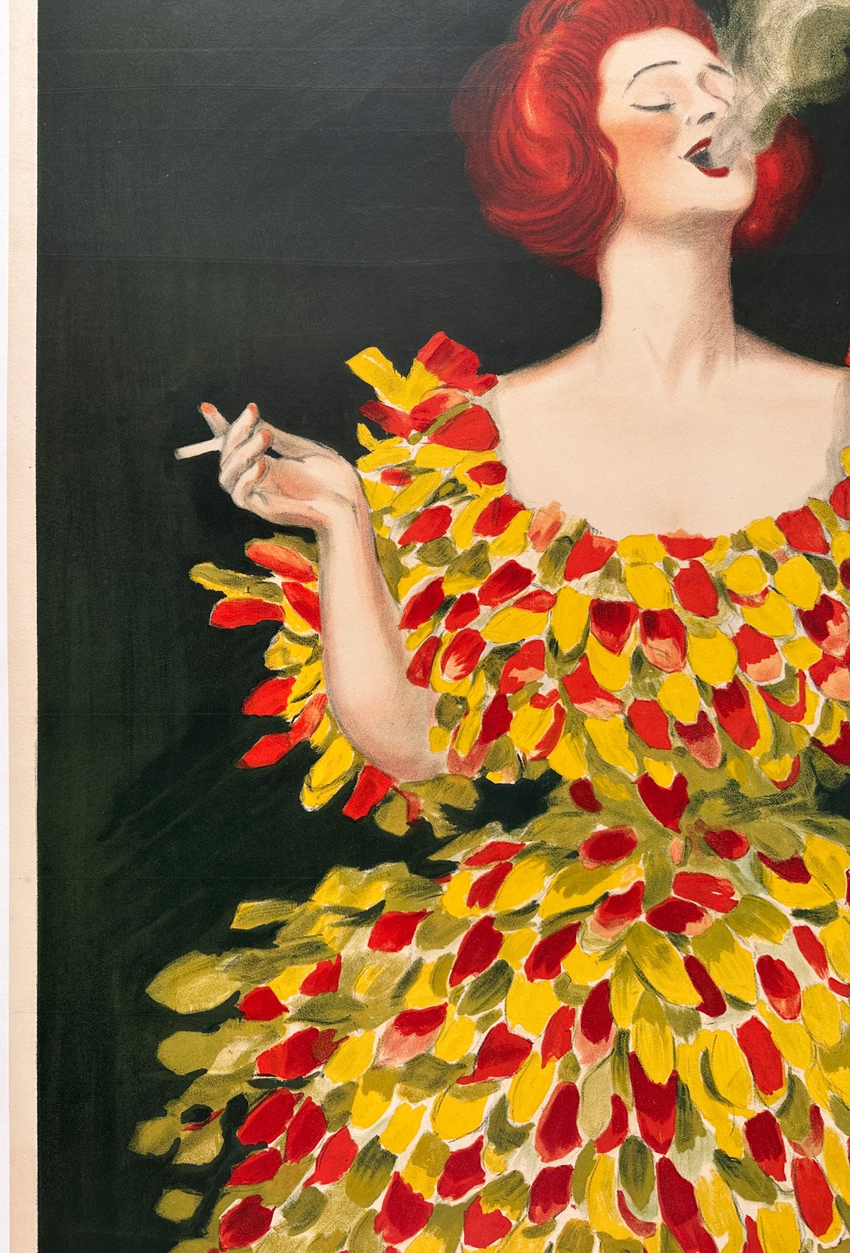 Cachou Lajaunie 1922 Vintage French Sweets Advertising Poster, Leonetto Cappiello - detail
