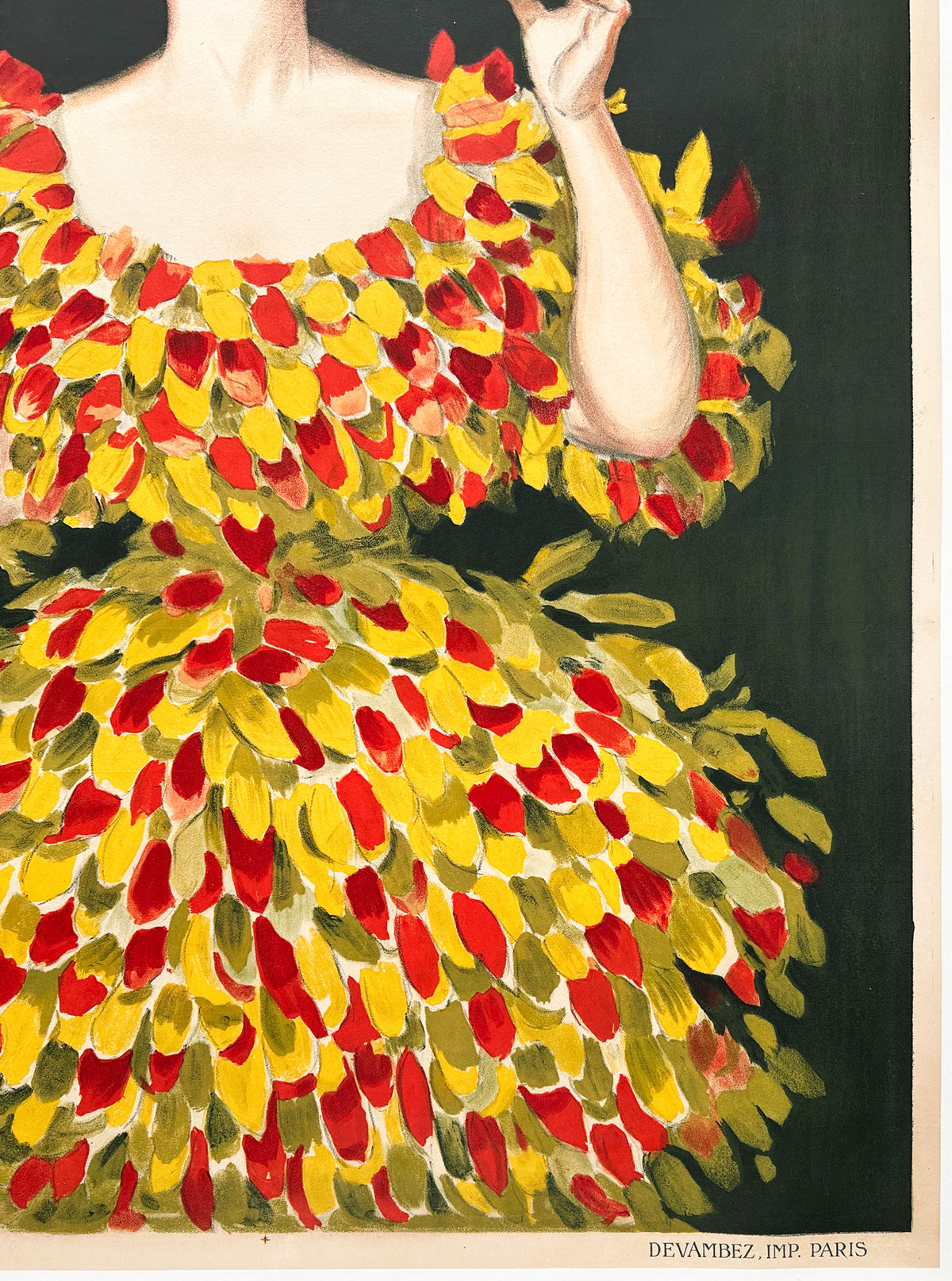 Cachou Lajaunie 1922 Vintage French Sweets Advertising Poster, Leonetto Cappiello - detail