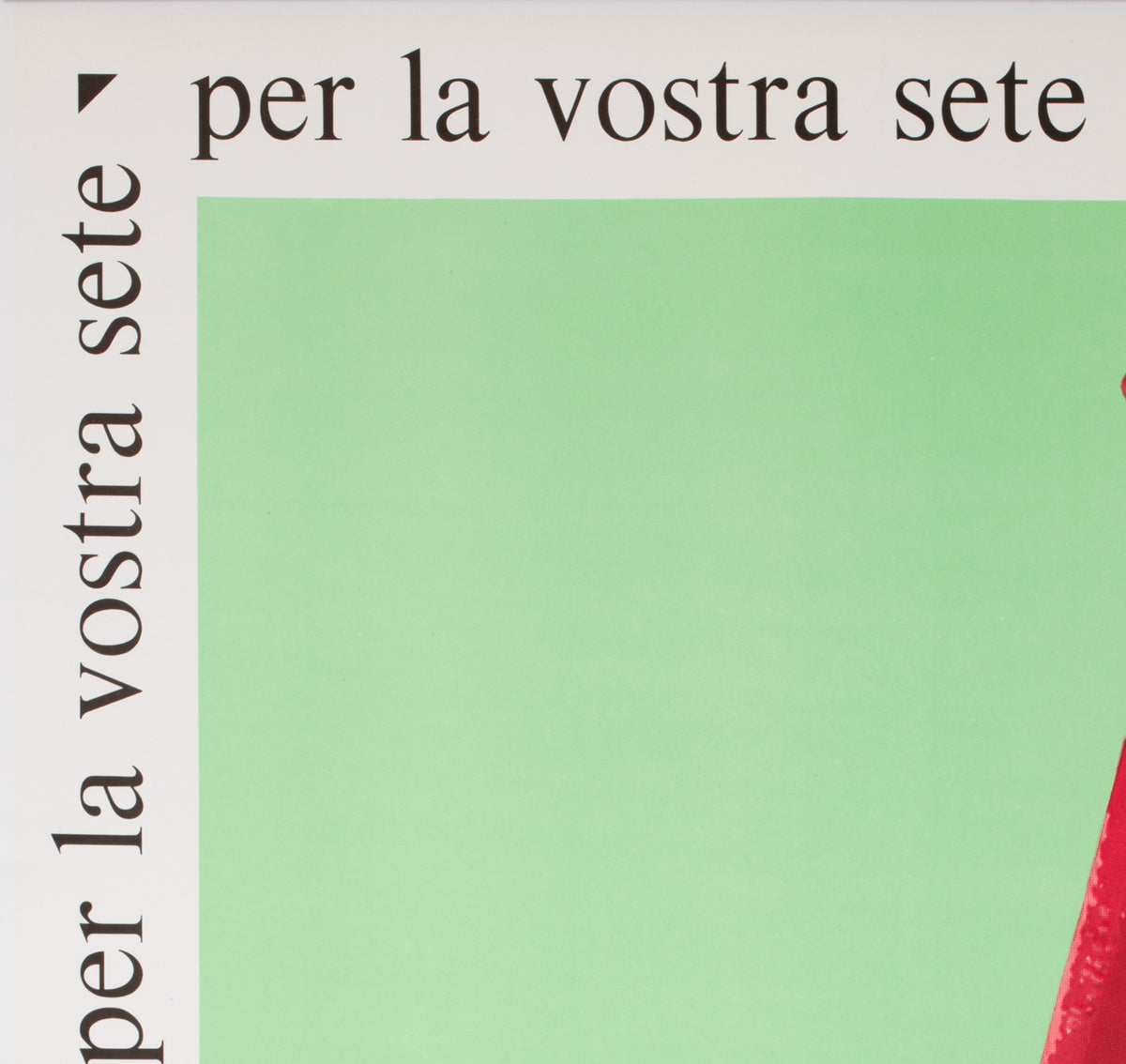 Campari Soda 1968 Italian Beverage Advertising Poster, Franz Marangolo - detail