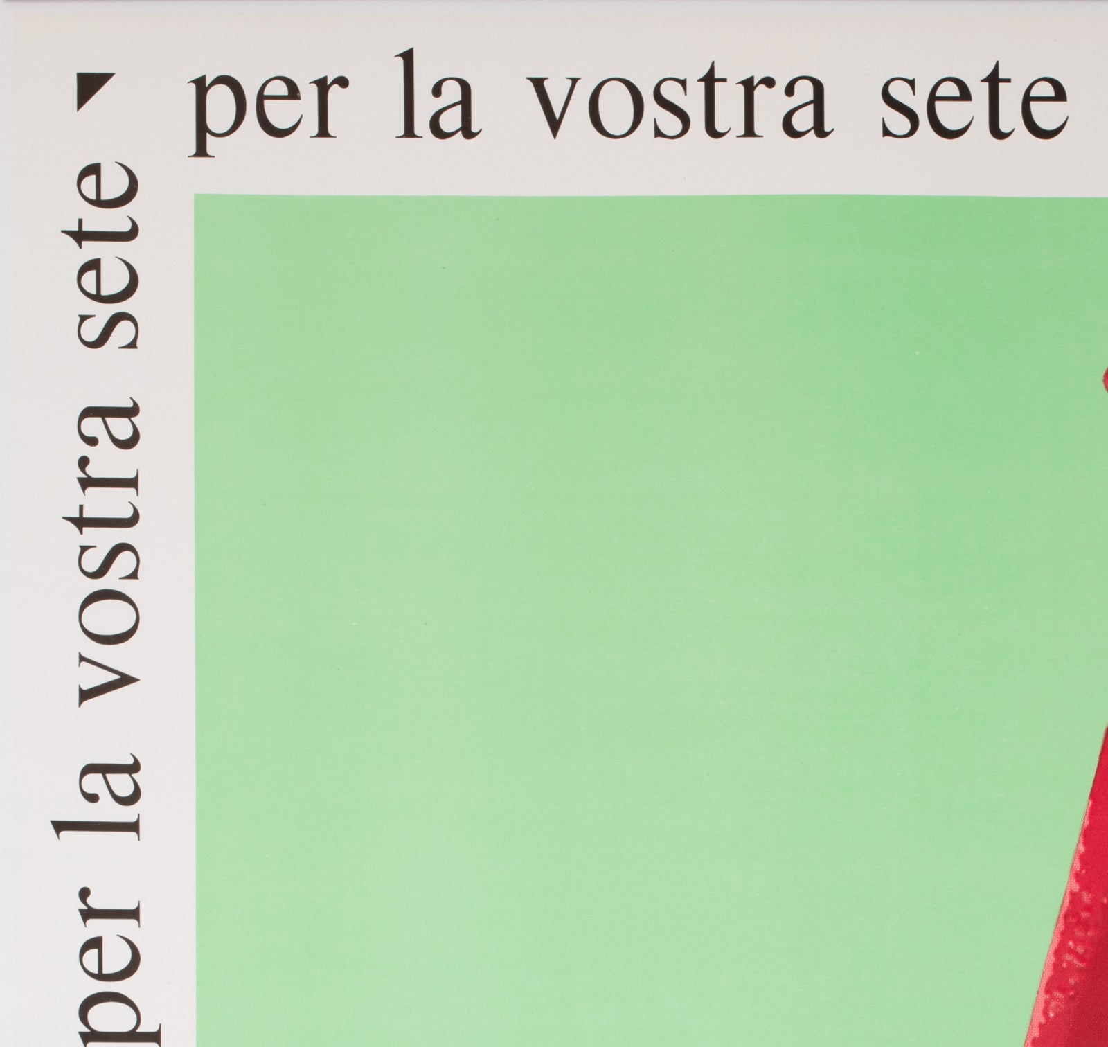 Campari Soda 1968 Italian Beverage Advertising Poster, Franz Marangolo - detail