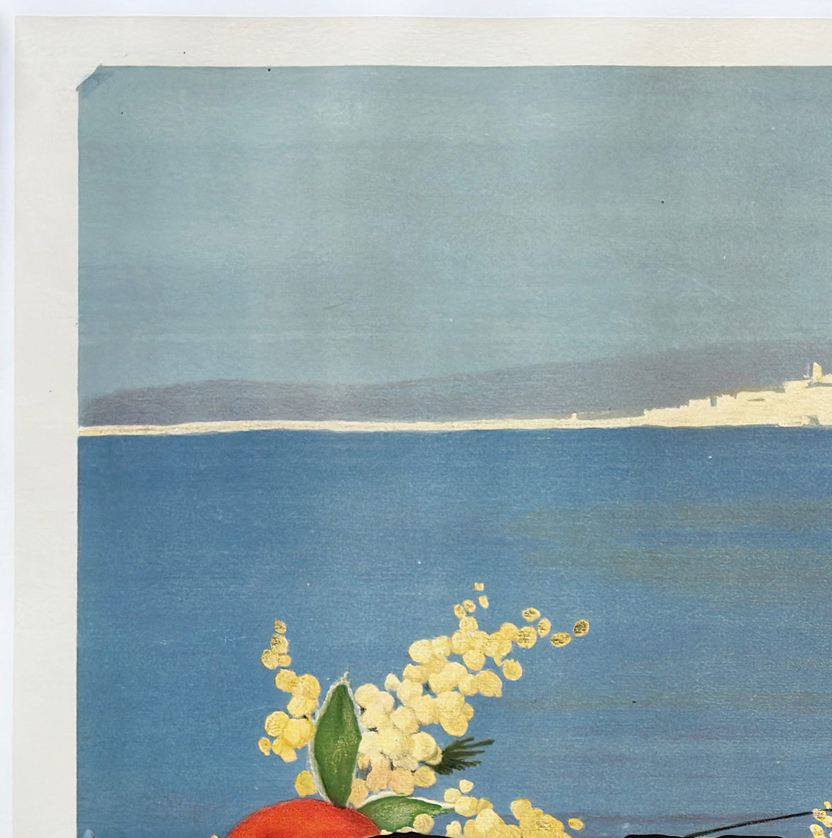 Cannes 1930 French Advertising Travel Poster, George Goursat - detail