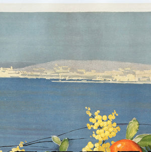 Cannes 1930 French Advertising Travel Poster, George Goursat - detail