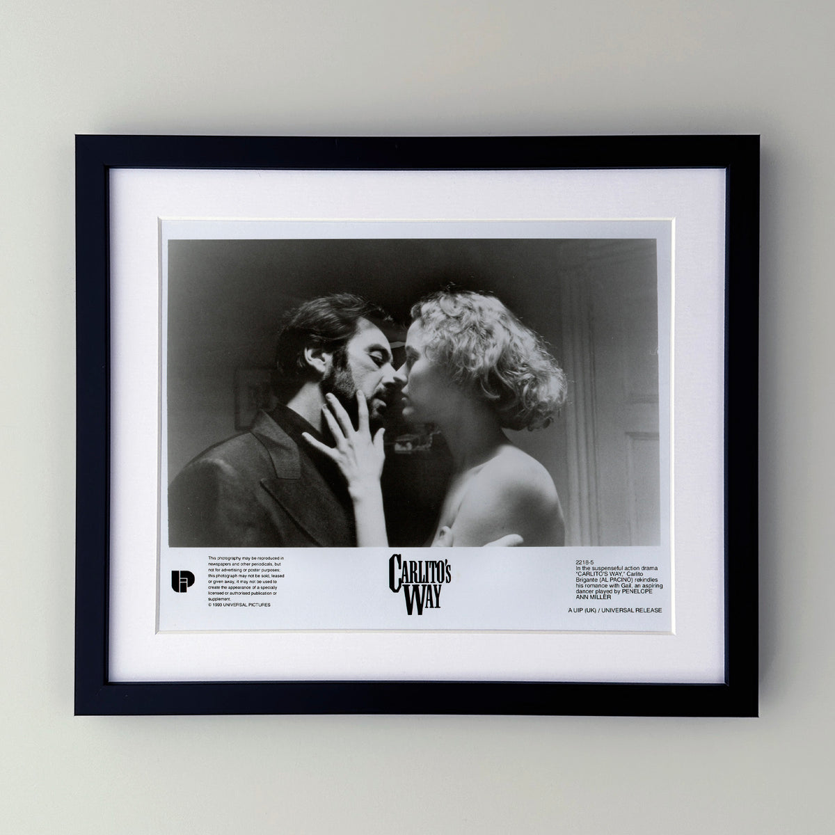 Carlitos Way 1993 Film Movie Press Publicity Still Framed
