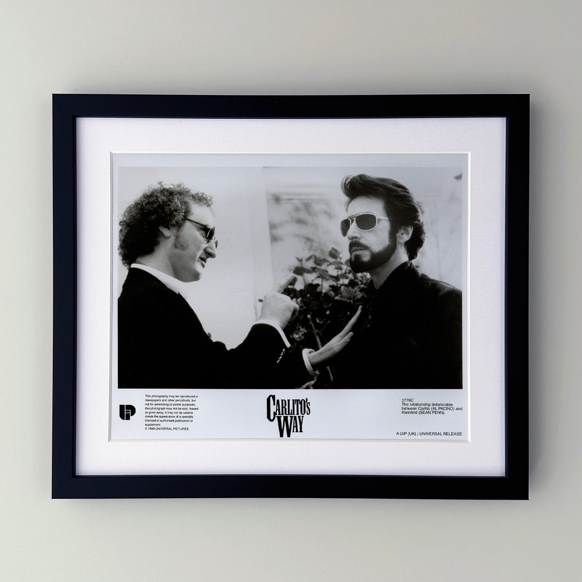 Carlitos Way 1993 Film Movie Press Publicity Still Framed