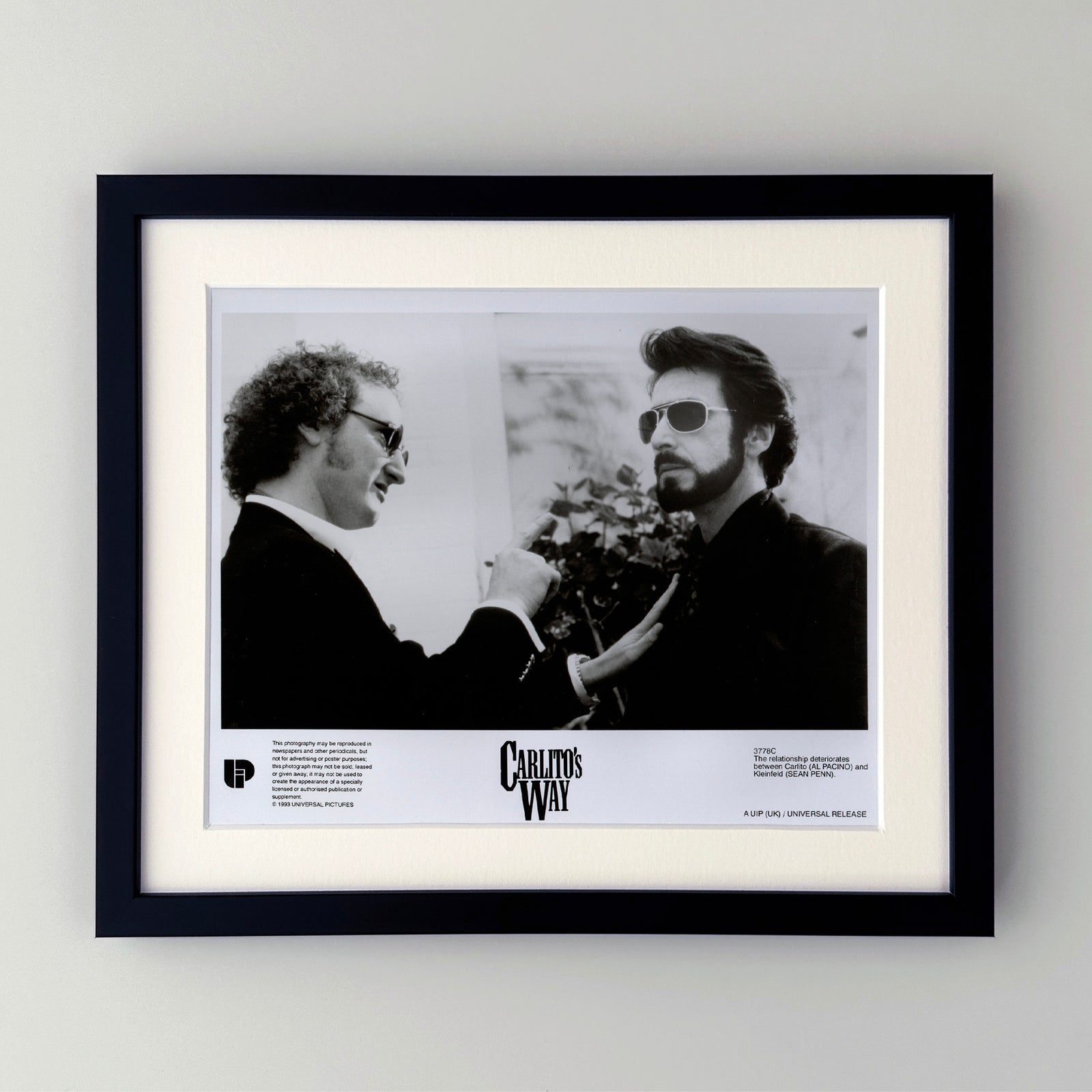 Carlitos Way 1993 Film Movie Press Publicity Still Framed