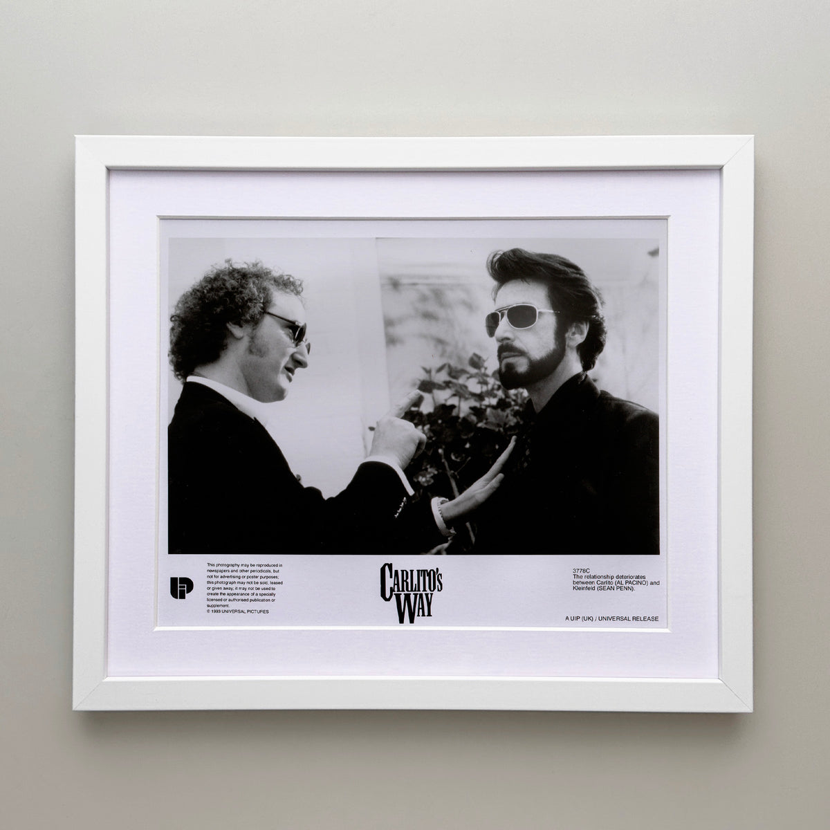 Carlitos Way 1993 Film Movie Press Publicity Still Framed