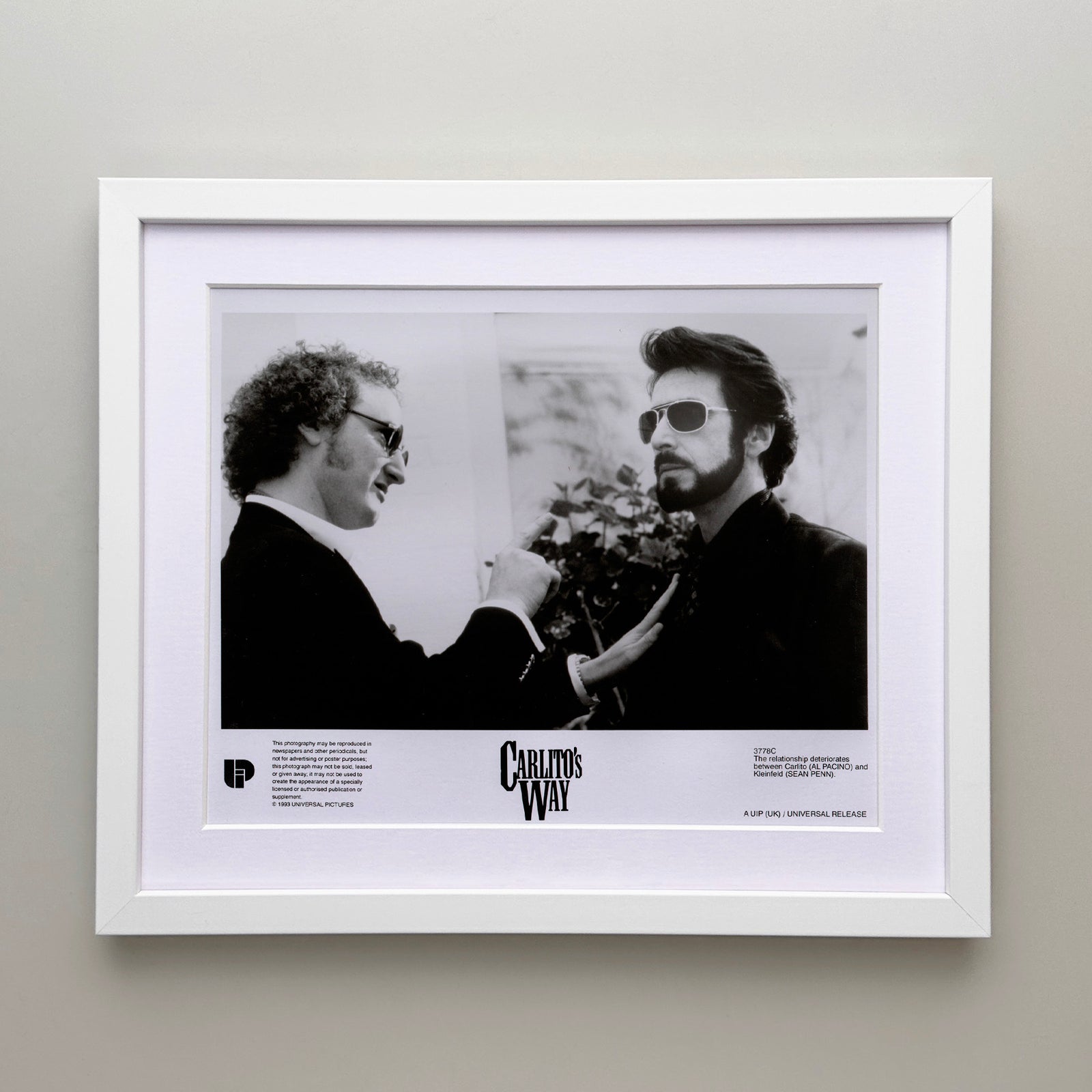 Carlitos Way 1993 Film Movie Press Publicity Still Framed