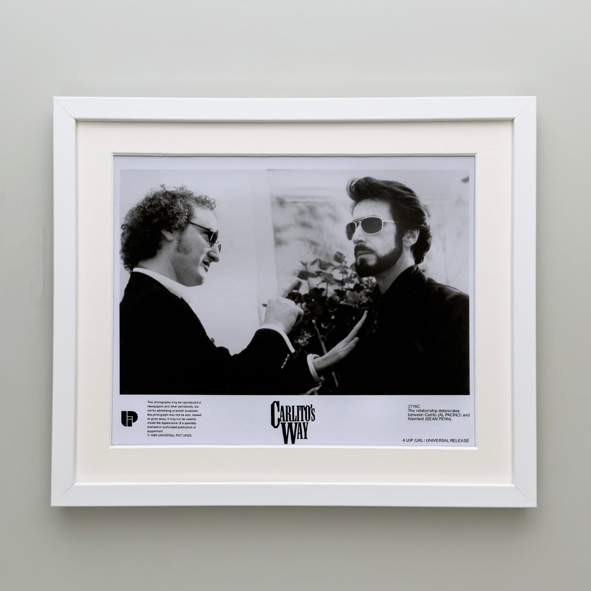 Carlitos Way 1993 Film Movie Press Publicity Still Framed