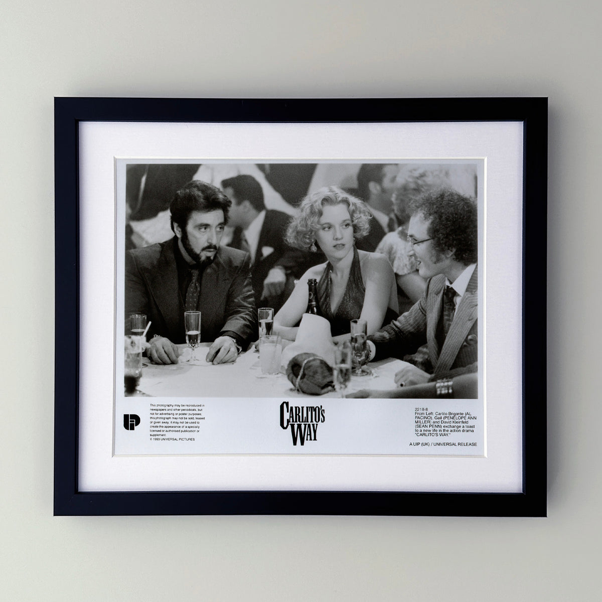 Carlitos Way 1993 Film Movie Press Publicity Still Framed