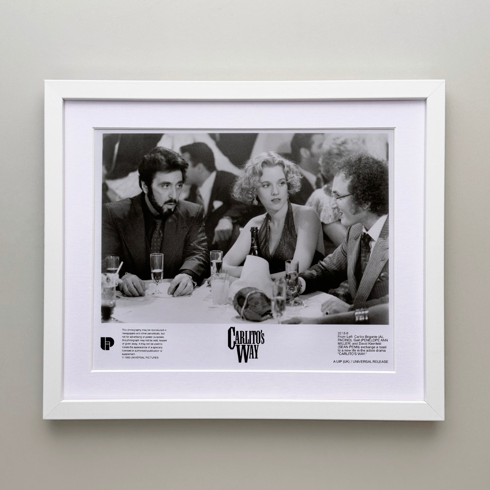 Carlitos Way 1993 Film Movie Press Publicity Still Framed