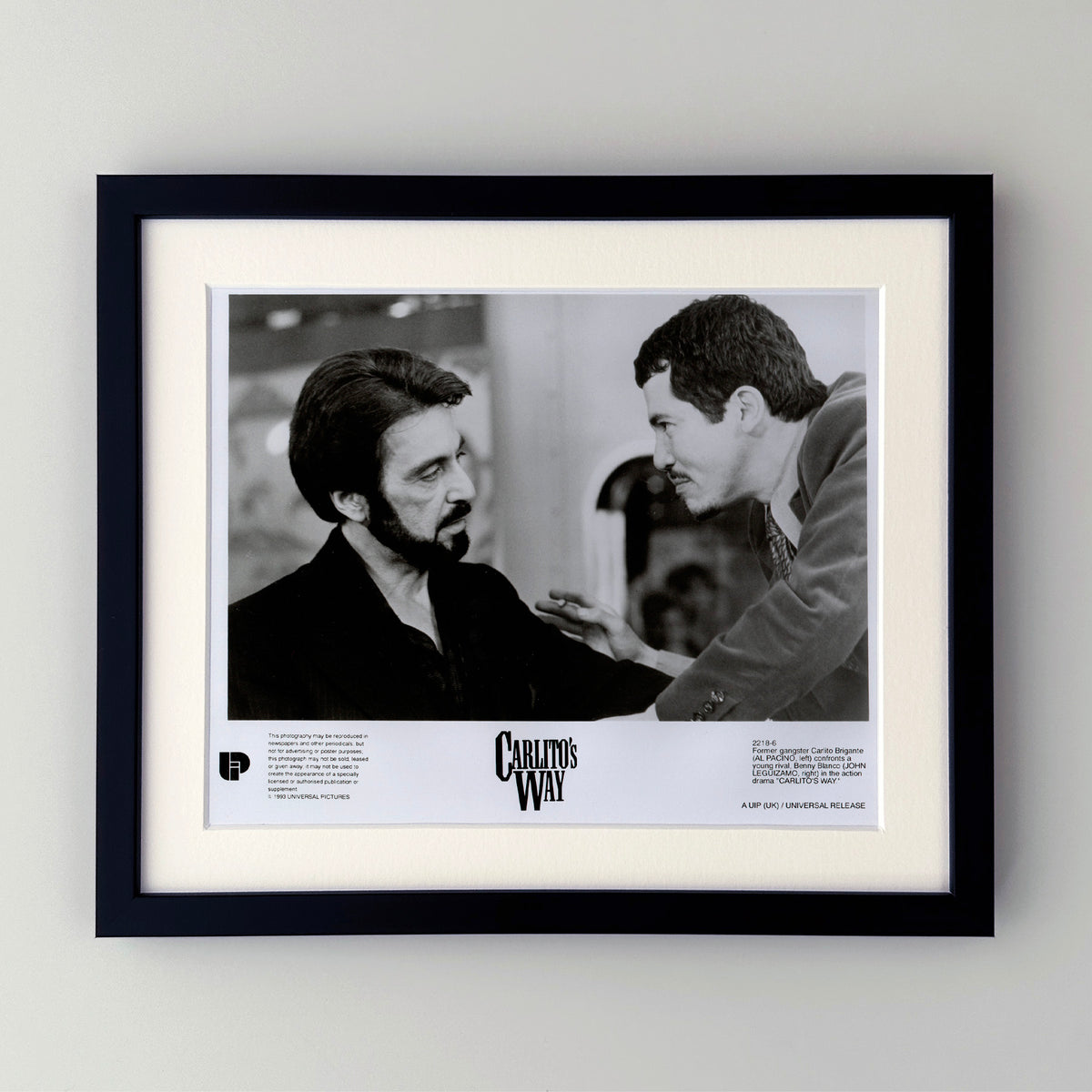 Carlitos Way 1993 Film Movie Press Publicity Still Framed