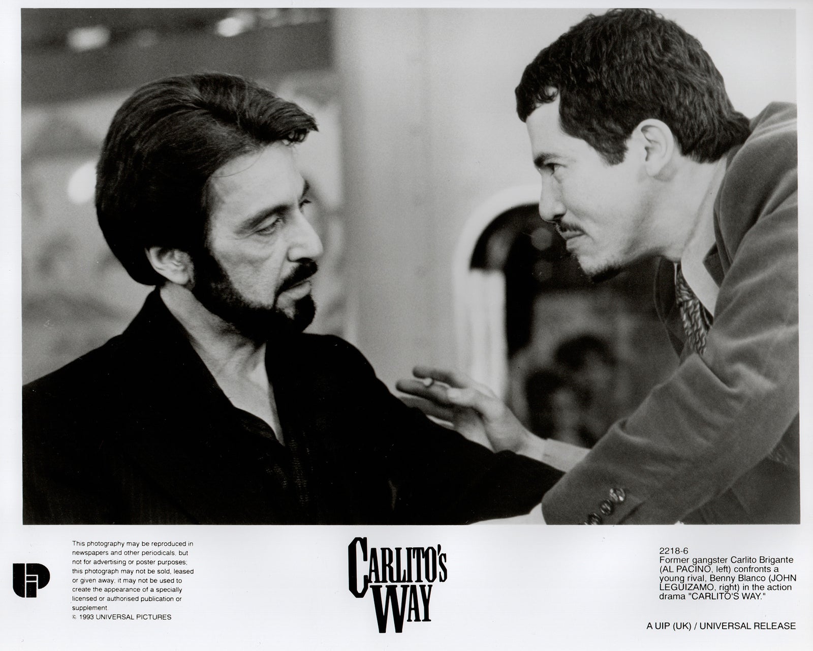 Carlitos Way 1993 Film Movie Press Publicity Still Framed