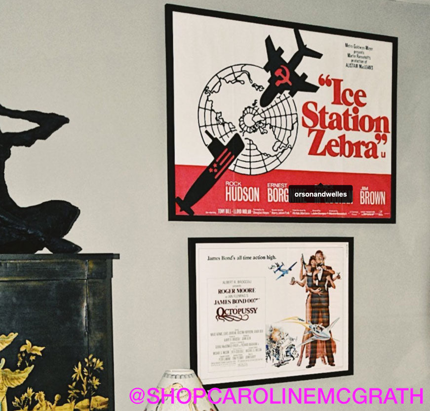 Ice Station Zebra and Octopussy Original Vintage Film Movie Posters