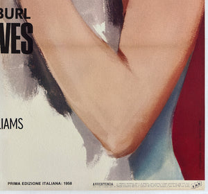 Cat on a Hot Tin Roof R1966 Italian 2 Foglio Film Movie Poster, Silvano Campeggi - detail