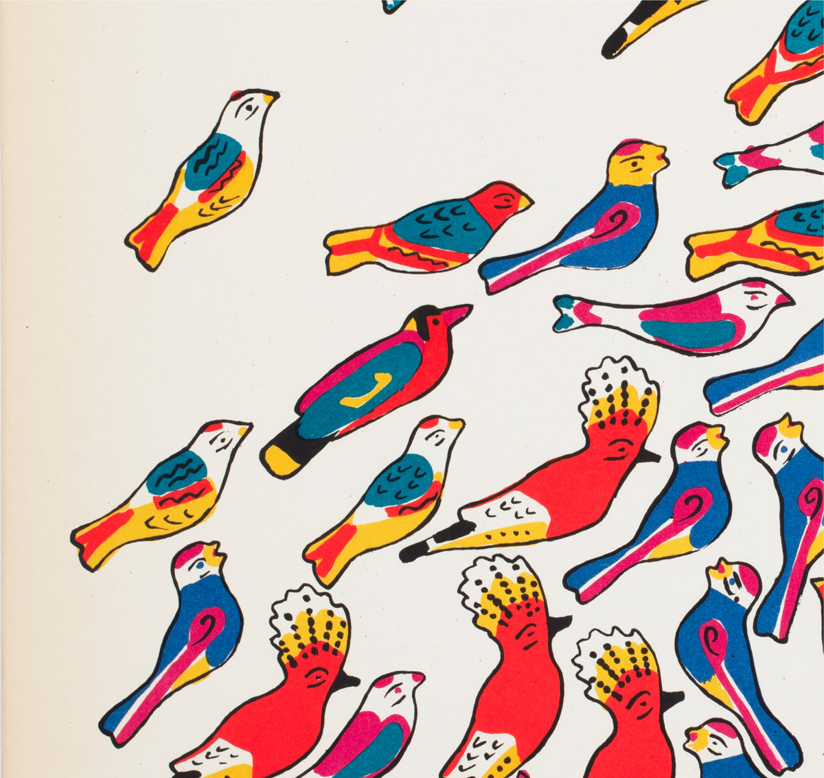 Cepelia 1967 Polish Folk Art Exhibition Poster Waldemar Swierzy - detail