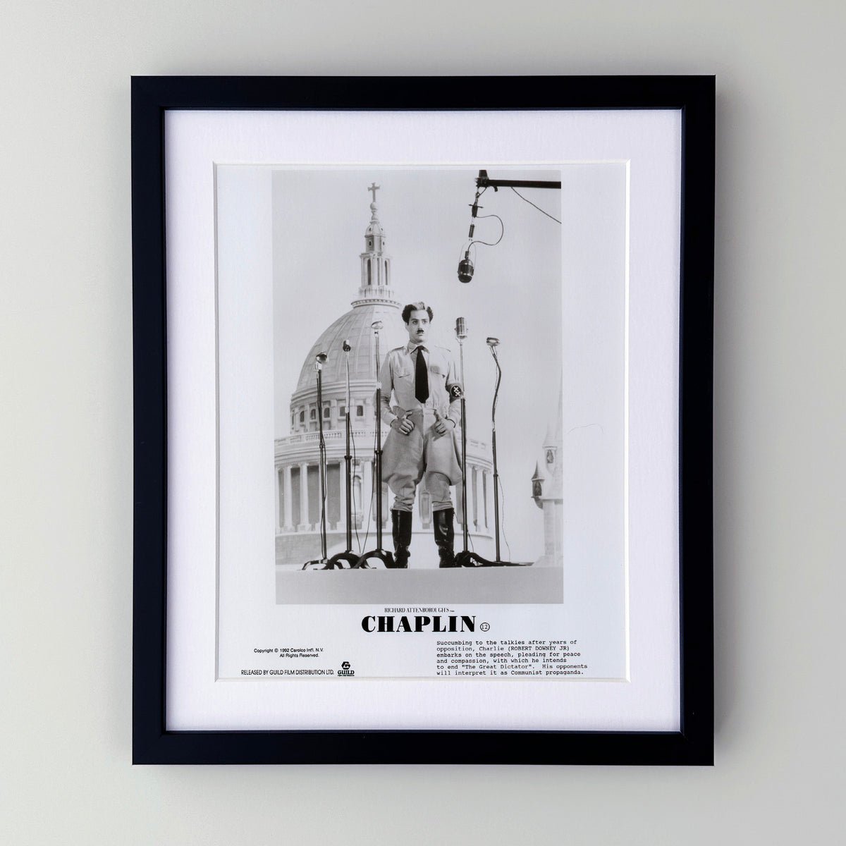 Chaplin 1992 Film Movie Press Publicity Still Framed