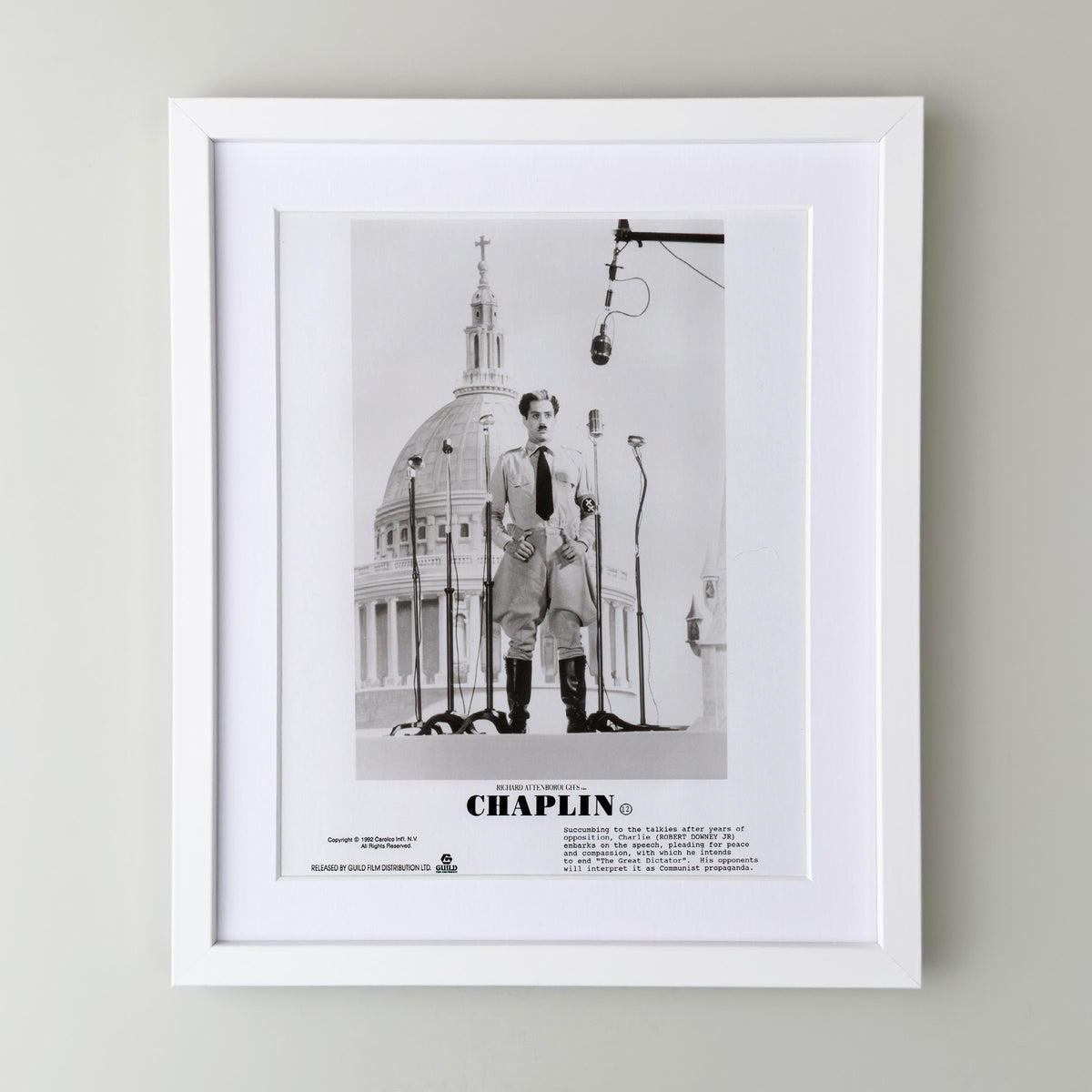 Chaplin 1992 Film Movie Press Publicity Still Framed