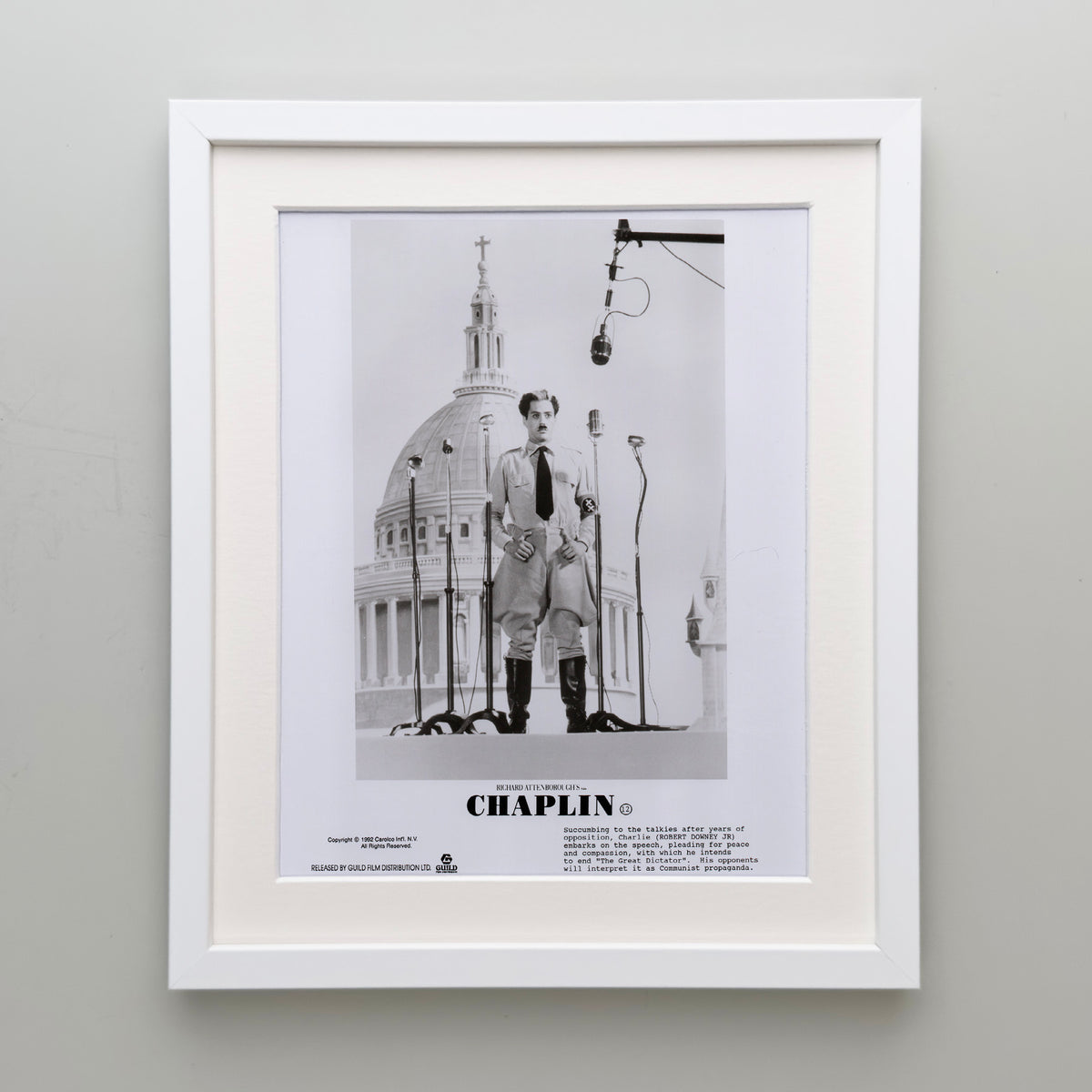 Chaplin 1992 Film Movie Press Publicity Still Framed