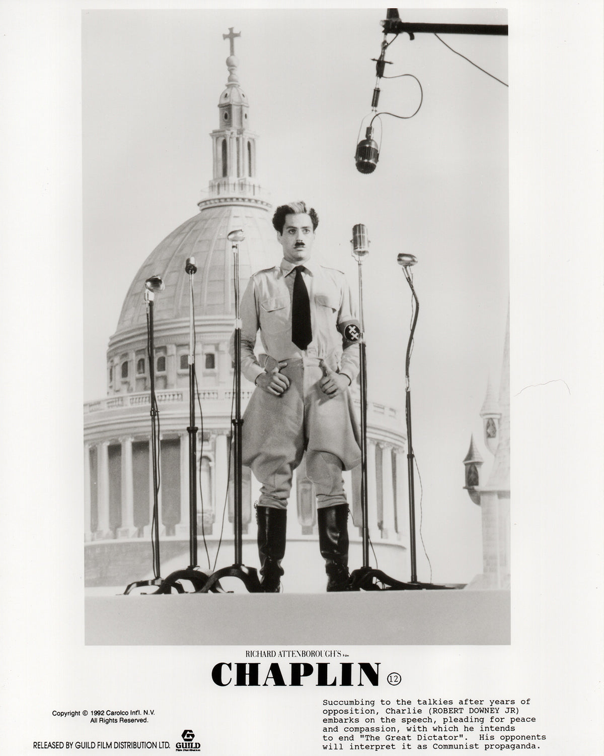 Chaplin 1992 Film Movie Press Publicity Still Framed