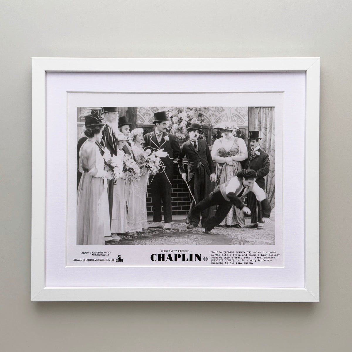 Chaplin 1992 Film Movie Press Publicity Still Framed